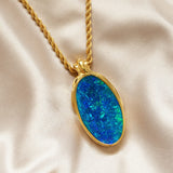 'The Amulet of Atlantis' Boulder Opal Necklace