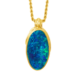 'The Amulet of Atlantis' Boulder Opal Necklace